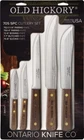 Old Hickory Kitchen Knives Carbon Steel Blades With Brown Wood Handles Usa Made New. Price: $78.79.
