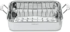 16-INCH Roaster, Chef's Classic Rectangular With Rack, Stainless Steel, New. Price: $116.87.