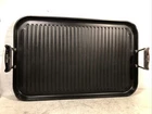 All-clad Nonstick Grande Double Burner Grill Griddle 13" X 20" HA1 Hard Anodized Used. Price: $25.99.