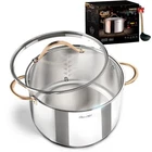 Ciwete 8 Quart Stock Pot, 3 Ply Whole Clad Stainless Steel Qt Co... New. Price: $50.88.