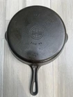 Griswold #7 Cast Iron Skillet Pan Small Logo 10" 701 B Seasoned Flat Used. Price: $79.99.