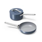 Cookware Set Non Stick Ceramic Fry Pan 8 Sauce Navy Caraway Electric Mini Rack New. Price: $369.99.