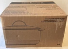 Retired-pampered Chef Rockcrok 4 Qt Dutch Oven Crock With Glass Lid Pot Blk New. Price: $125.00.