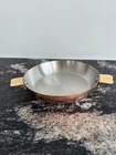 Mauviel Art Dec Copper & Stainless Steel Round Pan, Brass Handles 7.9-IN New. Price: $149.95.