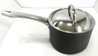 Farberware 3 QT/2.8L - Hard Anodized Anti Warp Base, Nonstick Sauce Pan W/lid Used. Price: $19.99.