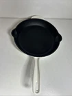 Inspired Home Bel Fer White Enameled Cast Iron 10.25" Skillet Limited Edition Used. Price: $15.00.