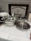 Wolfgang Puck 042004 Food Warmer Chafing Buffet Bistro W/steamer & Lid 3 Qt Used. Price: $35.99.
