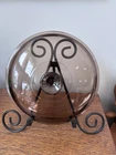 Vintage Amber-tinted Pyrex Glass Lids Used For Corningware Visions Cookware. Price: $14.99.