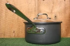 Emeril All-clad Hard Anodized Non-stick 2.5 Qt. Saucepan W/lid Used. Price: $29.95.