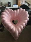 Paris Hilton 9.5 Pink Heart Ceramic Non-stick Fluted Cake Pan New. Price: $27.99.