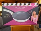Paris Hilton 9.5" Nonstick Fry Pan; Ceramic Coating; Cream Color New. Price: $19.99.