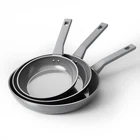Sanho 3PC Ceramic Frying Pan Set NONSTICK,8", 10", 12", Diamond-titanium Coating New. Price: $54.99.
