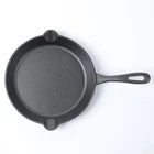 Hawok Cast Iron Skillet Round Fry Pan DIA.10 Inch, Pre-seasoned Black New. Price: $37.35.