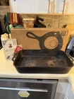 Lodge Cast Iron Fish Pan 20X12X3 Natural Finish Double Handle 1FP2 New. Price: $125.00.