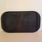 Chefs Mark Seasoned Cast Iron Griddle Cookware Decor Camping Rustic Country Fram Used. Price: $49.97.