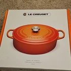 Creuset Signature Oval Casserole Pan 4.7 Cast Iron Enamel Lid New. Price: $255.00.