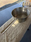 Bakers & Chefs 5.5 Qt. Heavy Aluminum Saucepan. Silicone Handle. Usa. See Pics Used. Price: $29.88.