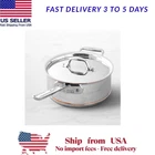 All-clad 3-QT Copper Core 5-PLY Bonded Sauce Pan With Lid (scratch) New. Price: $137.96.
