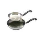Farberware Classic Stainless Steel Skillet Set New. Price: $54.98.