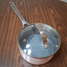Figmint Nonstick 1 Qt. White Ceramic Coated Aluminum Saucepan & Lid New Cond.. Price: $35.00.