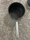 Calphalon 2.5 Qt Non-stick Gray Aluminum Saucepan Round Long Handle Model 87021 Used. Price: $26.00.