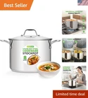 8-QUART Stainless Steel Stock Pot 18/8 Food Grade Heavy Dut... New. Price: $78.19.