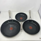 T-fal Jamie Oliver Stainless Nonstick Fry Pan Set 20/24/28CM Induction Used. Price: $94.99.
