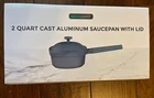2 Quart Cast Aluminum Saucepan With Lid High-quality Servappetit Blue Pot New. Price: $12.51.