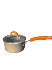 Rachael Ray Brights 1 Quart Saucepan Hard Anodized Non-stick Pot Orange W/ Lid Used. Price: $19.99.