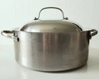 Vtg Revere Pro Line Stainless Qt Stock Pot Dutch Oven & Lid 6796 Copper Core Used. Price: $84.88.