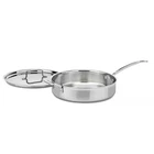 Cuisinart Multiclad 5.5 Qt. Stainless Steel Saute Pan With Lid New. Price: $64.99.