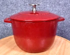 Staub Red La Cocotte De Gohan 16CM Rice Pot Cooking 1/4" France Cast Iron Used. Price: $118.15.