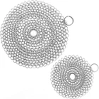 Cast Iron Skillet Cleaner CHAINMAIL,2 Pack Premium Stainless Steel Maille New. Price: $10.79.