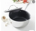 Princess House Heritage Signature 2.5-QT Nonstick Straining Saucepan (10619) New. Price: $120.00.