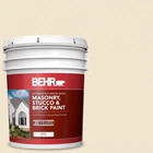 5 Gal. #S310-1 Writing Paper Satin Interior/exterior Masonry, Stucco And Brick New. Price: $174.72.