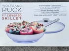 Wolfgang Puck 11" Covered Skillet Stainless Steel Oven Safe With Glass Lid - New. Price: $38.99.