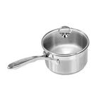 Chantal Induction 21 Steel Qt. Saucepan W/ Glass Lid New. Price: $126.95.
