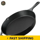 Utopia Kitchen 12 Inch Cast Iron Skillet Pre-seasoned Frying Pan New. Price: $54.99.