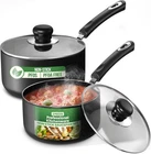 Utopia Kitchen Nonstick Saucepan Set, Cooking Pots With Lids, 1 Quart And 2 New. Price: $34.62.