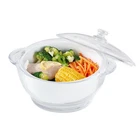 Glass Steamer For Vegetables, Broccoli, Fish & Food, 2.5L Microwave... New. Price: $33.20.