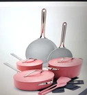 Greenpan Nova 10-PIECE Cookware Pots & Pans Set Nonstick Coral New. Price: $189.97.