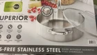 Greenpan Superior 5-QUART Stainless Steel Saute Frying New. Price: $44.00.