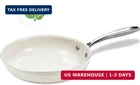 Sakamosh 8" Ceramic Frying Pan Nonstick, Small Skillet, Cooking Toxic Wi New. Price: $34.73.