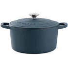 Crockpot 138504.02 Artisan Quart Enameled Cast Iron Dutch Oven In Matte Navy New. Price: $81.45.