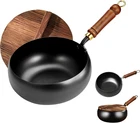 Mactano Uncoated Iron Pan, Nonstick Wok Hand Forged With Lid Stir Fry New. Price: $43.43.
