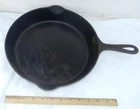 Vintage Griswold No. 9 Large Block Logo Cast Iron Skillet 710B Kitchen Ware !! Used. Price: $99.95.