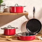 7-PIECE Non-stick Cookware Set Professional Quality For Home Chefs Pot Pan New. Price: $270.00.