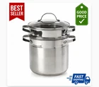 Tools For Cooks 6QT Stainless Steel Multi Cooker W/ Glass Lid Pot New. Price: $50.99.