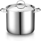 Cooks Standard 18/10 Stainless Steel Stockpot 12-QUART, Quarts, Silver. Price: $126.82.