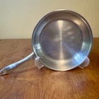 Gourmet Belgique 9.5 Copper Bottom Fry Pan Stainless Steel Skillet Used. Price: $26.00.